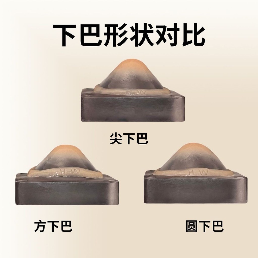 Cosplay Silicone Giả Chin Phim Truyền Hình Hiệu Ứng Đặc Biệt Trang Điểm Phiên Bản Đơn Chin Pad Nhân 