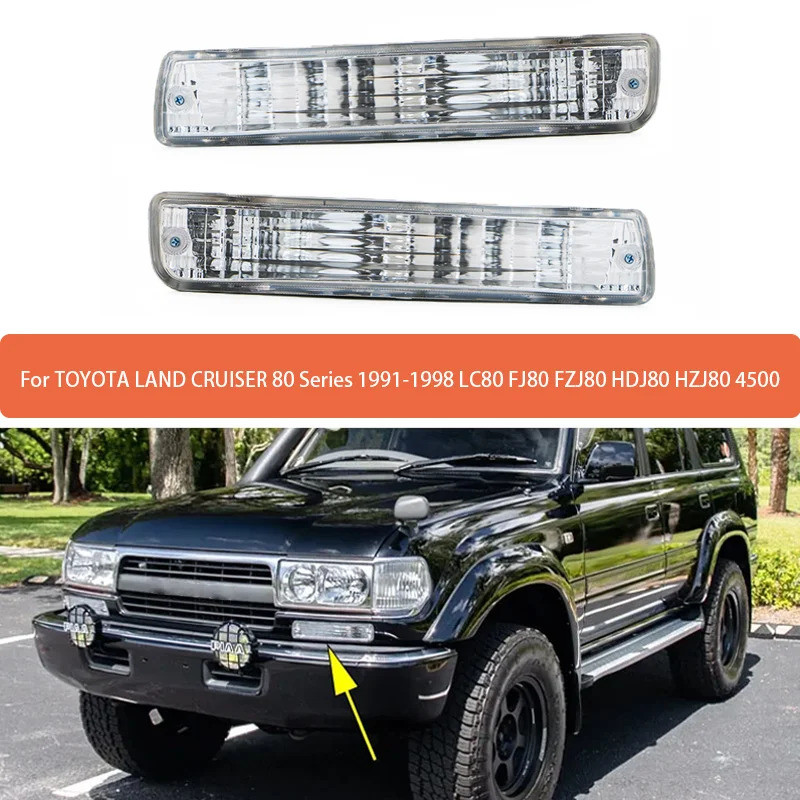 HB Dành Cho TOYOTA LAND CRUISER 80 Series 1991-1998 LC80 FJ80 FZJ80 HDJ80 HZJ80 4500 Loại Pha Lê Cản