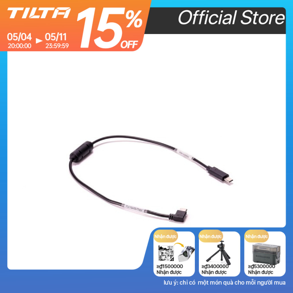 Phụ kiện chụp ảnh TILTACáp chạy / dừng USB-C Dòng A6 / A7 / A9 tương thích với DJI RS2 cho Sony, dàn