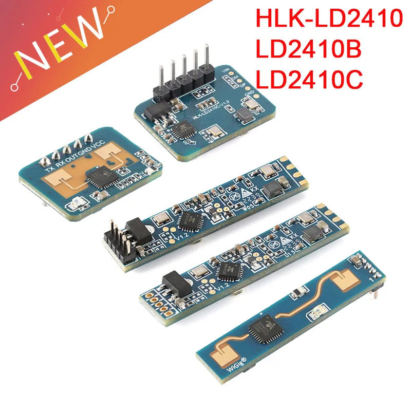 Hi-Link HLK-LD2410C LD2410 LD2410B LD2410D LD2410S 24G Cảm biến hiện diện của con người Millimeter M