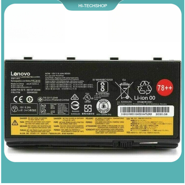 ⭐ [Hàng ZIN] Pin laptop Lenovo ThinkPad P70 P71 P72 00HW030 SB10F46468 78+