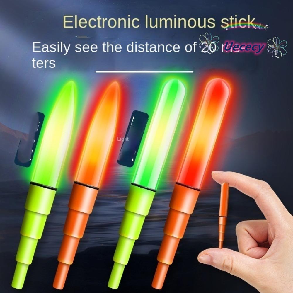 UECECY 1 Đèn Phao Câu Cá, Đèn LED Cảm Ứng Dạ Quang Phao Câu Cá, Phao Câu Cá Đêm Siêu Sáng Top Câu Cá