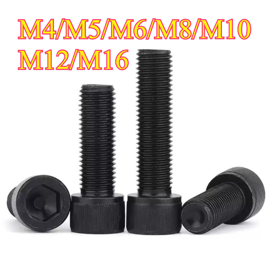 Bu lông ren trái cấp 12.9 vít đầu chén lục giác chìm ren ngược đầu trụ ren ngược M4 / M5 / M6 / M8 /