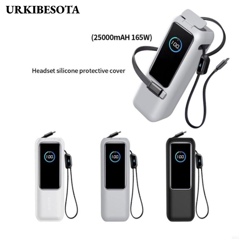 Bảo vệ URKIBESOTA, silicon di động mềm, chống bụi chống sốc cho ngân hàng điện Anker Zolo (25000mAh 