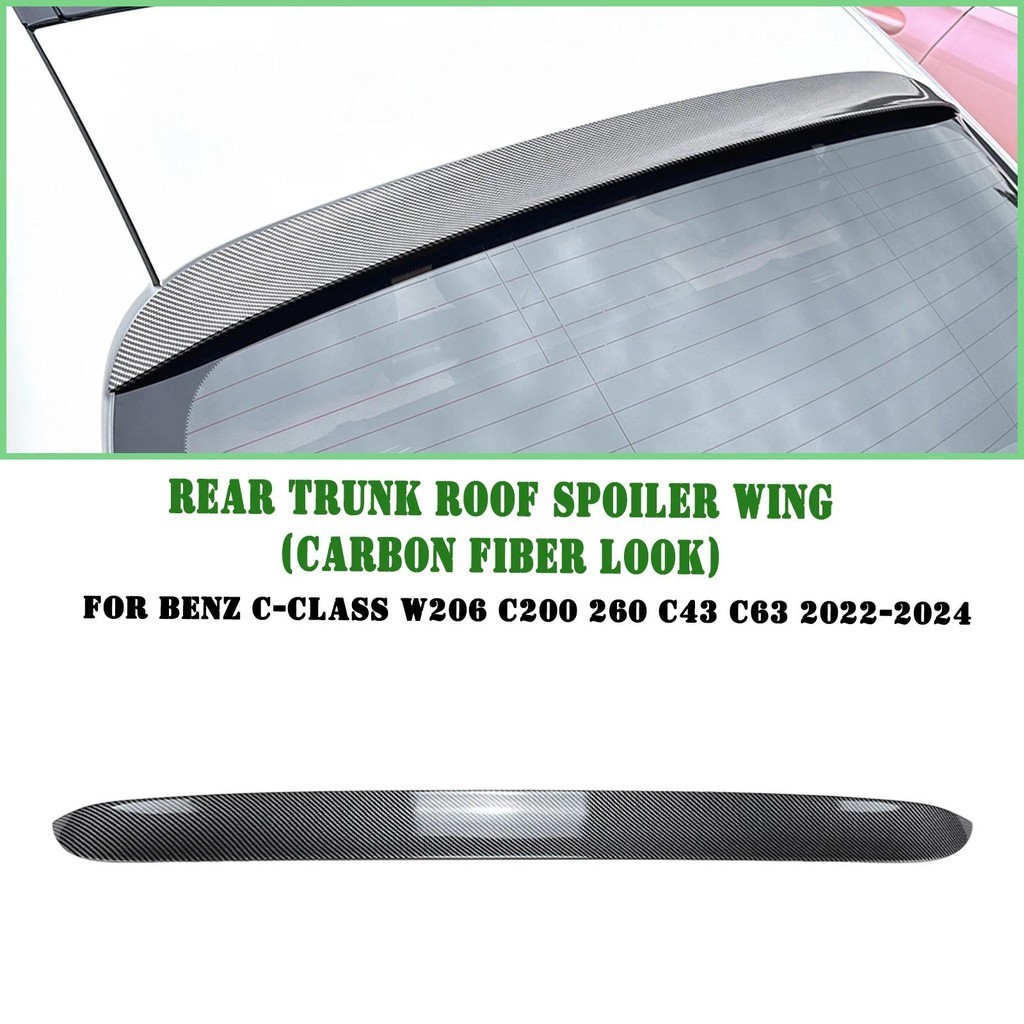 Dành Cho Xe Mercedes Benz C Class W206 C200 C260 C43 C63 AMG 2022-2024 Phía Sau Thân Cây Nắp Mái Cán
