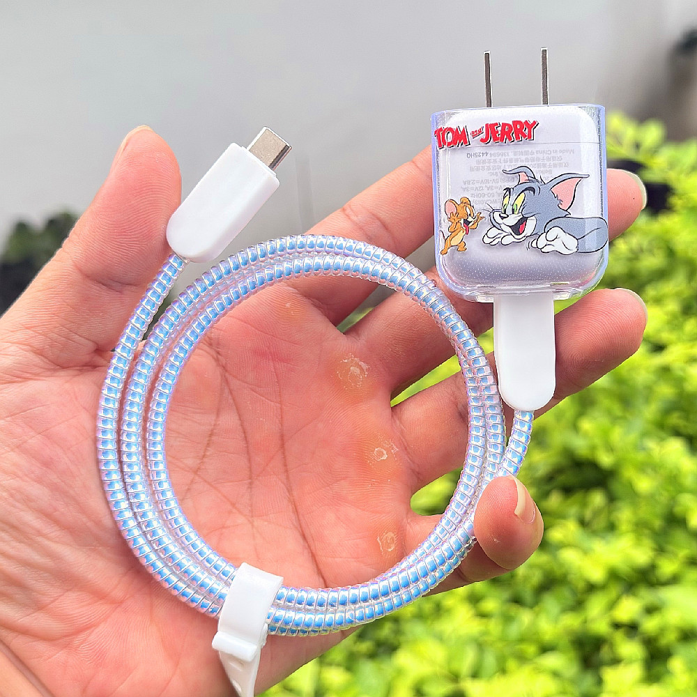 Thích hợp cho Belkin Belkin 45W Apple 17 16 15 promax Sạc Cáp Dữ Liệu Bảo Vệ Dây Cuộn Dây