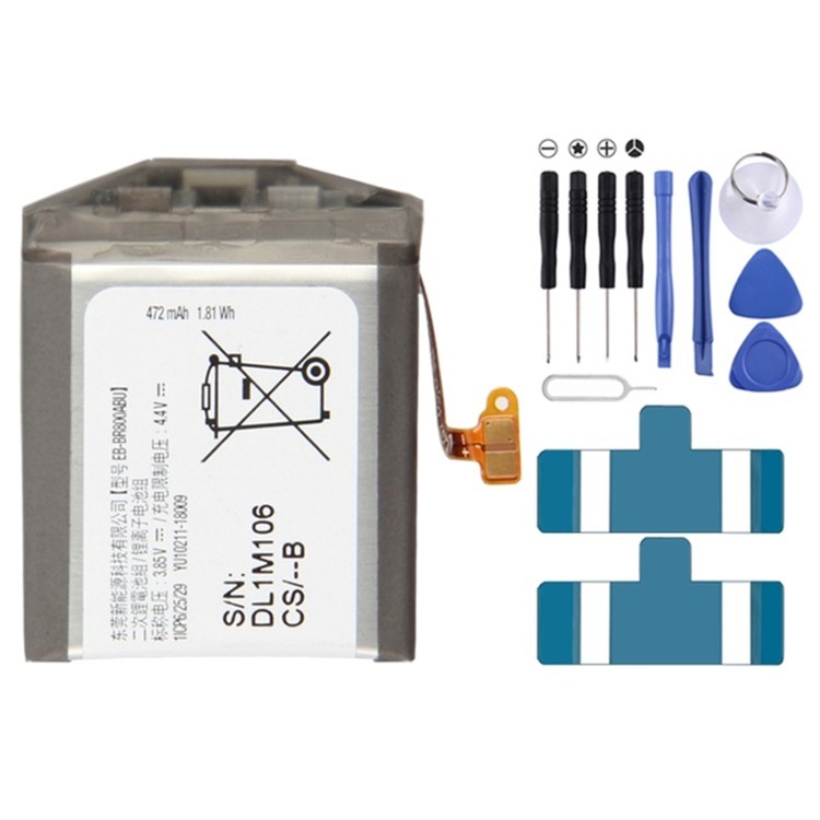Mới 450mAh EB-BR800ABU Li-Polymer Pin Thay Thế Cho Samsung Gear S2 46mm SM-R800 SM-R805 SM-R810