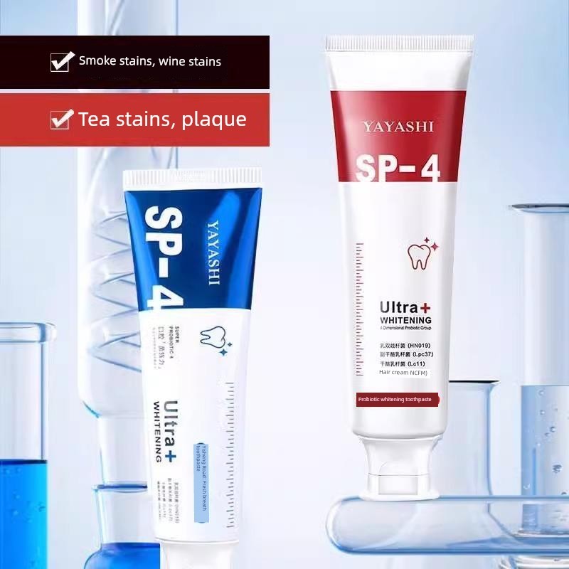 kem đánh răng Yayashi yayashi Probiotics Kem đánh răng làm sáng da răng miệng Loại bỏ vết bẩn sp 14 