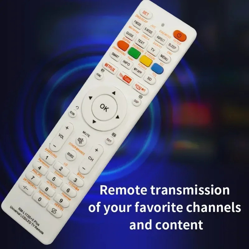 Điều khiển từ xa thay thế đa năng RM L1130 X cho tất cả các thương hiệu TV TV RM L113 12 RM L1130 8 