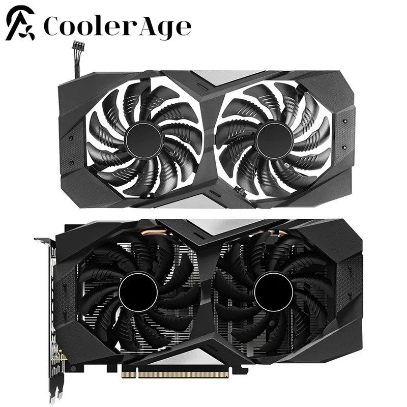 Quạt Card Video Cho Gigabyte RTX 1660 SUPER OC 6G 88MM T129215Quạt làm mát Card đồ họa SU RTX1660