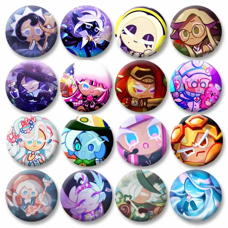Phụ kiện Lapel Pins Hình Nhân Vật Eternal Sugar Vanilla Cookie - Phong Cách Cartoony Cho Túi Xách và