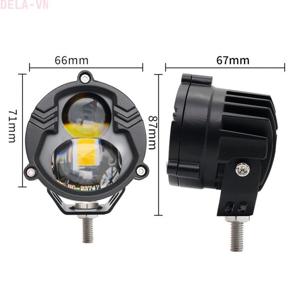 LED Auxiliary Light Dual Light Modes Wide Voltage Compatibility OEM NO#DELA