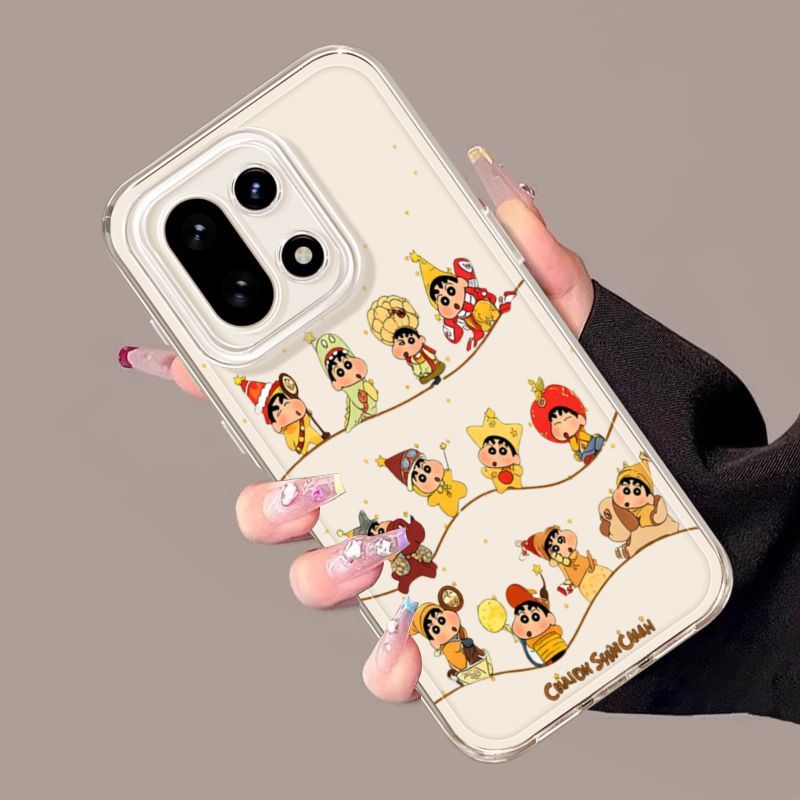 Star Shin-Chan Thích Hợp Cho OnePlus 15T Ốp Điện Thoại Phong Cách Mới 1Plus 15 Trong Suốt Chống Sốc 