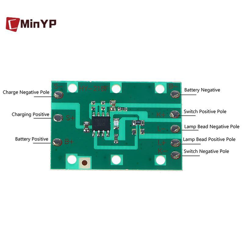 Bảng mạch đèn pha đa năng CMinYP 3.7V Zoom Bảng mạch đèn pha lấy nét cố định Đèn Flash mạnh và yếu B