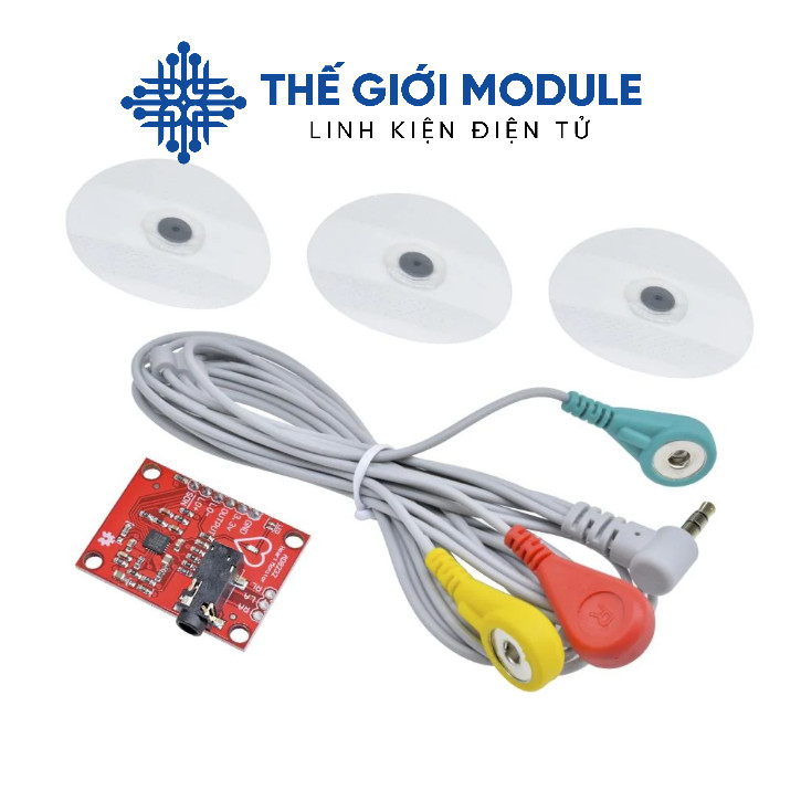 [Có sẵn] Cảm biến điện tâm đồ nhịp tim ECG AD8232 - thegioimodule