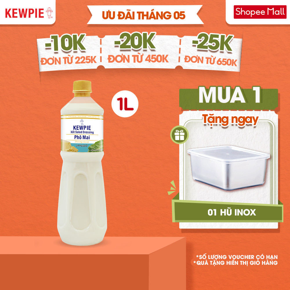 Xốt Salad Dressing Phô Mai Kewpie 1L