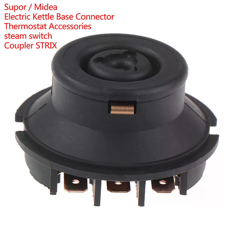 1 Bộ Khớp Nối STRIX Các Bộ Phận Thay Thế Cho Midea Ấm Siêu Tốc Điện Đế Kết Nối Bộ Điều Nhiệt Phụ Kiệ