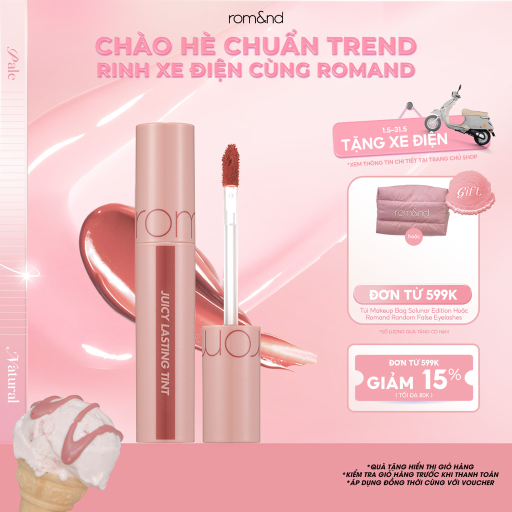 [Rom&nd x KOL] Son Romand Juicy Lasting Tint/ Glasting Water Tint/ Color Gloss/ Melting Balm/ Dewyful Water Tint