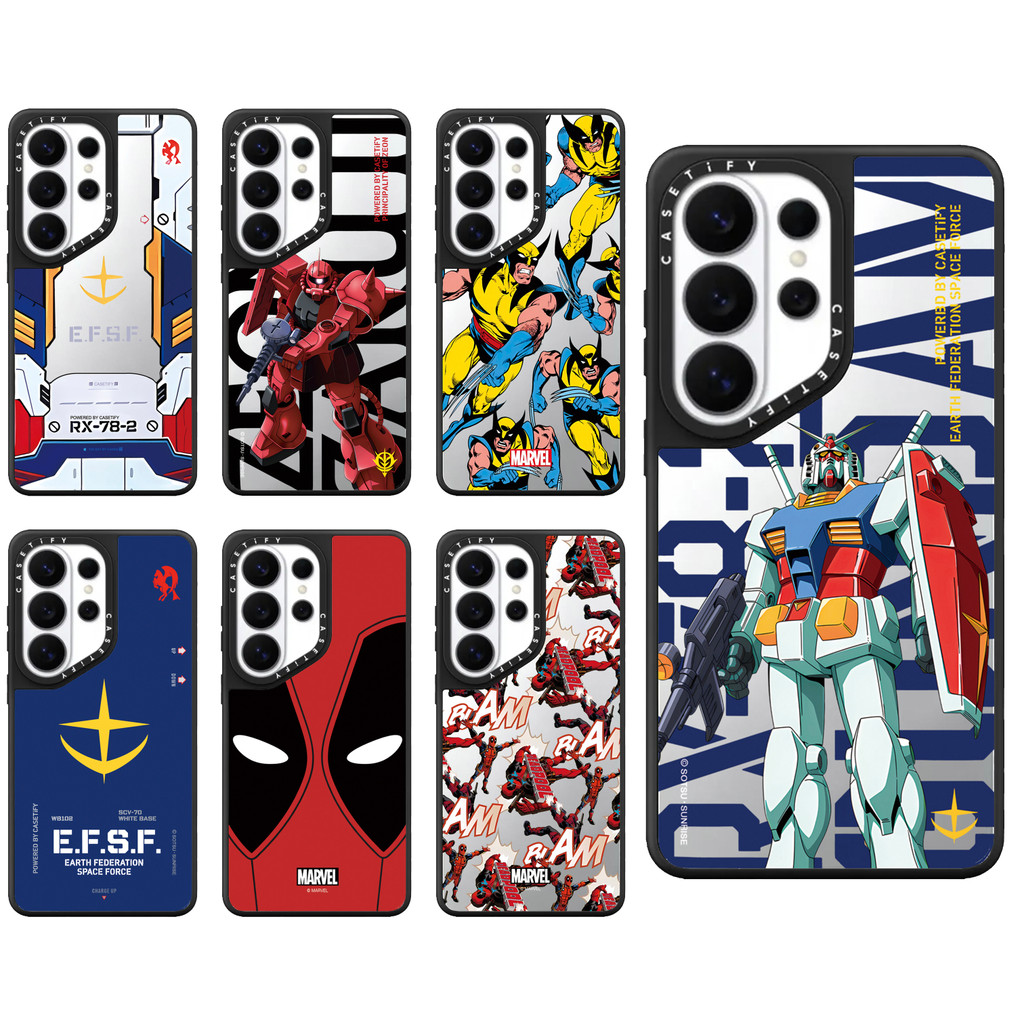 Ốp lưng Gundam và Deadpool Casetify Samsung ❈ ✻ ❈ ❈ ❈ ❈ Samsung Galaxy S26Ultra ❈ ❈ S25Ultra ❈ ❈ ❈ ❈