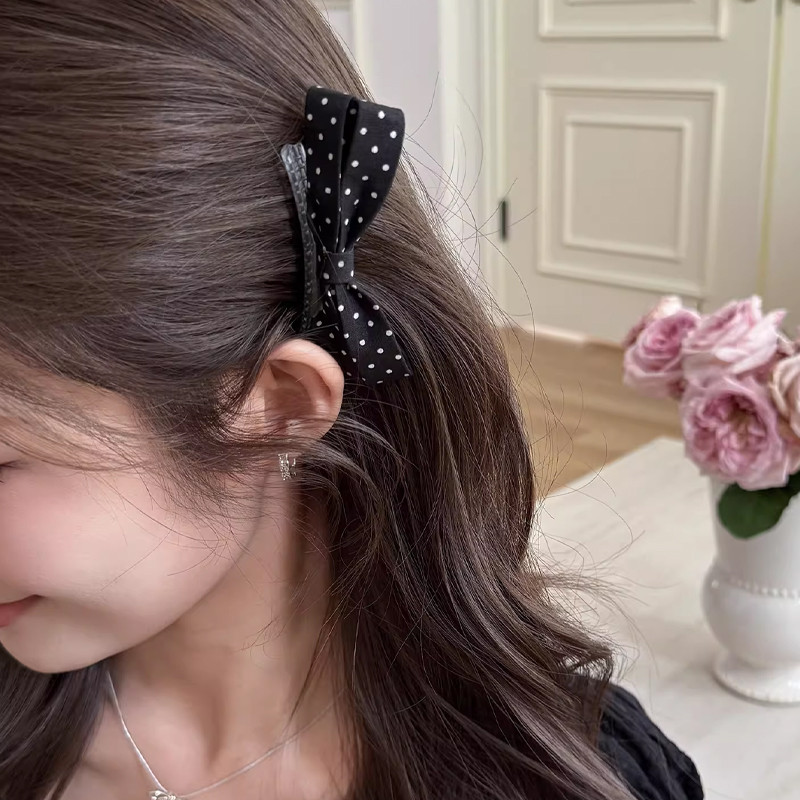 💋loli💋Set Kẹp Xược Tóc Đính Nơ CHẤM BI Cho Nữ Làm Phồng Tóc Mẫu Mới Nhất Siêu | BigBuy360 - bigbuy360.vn