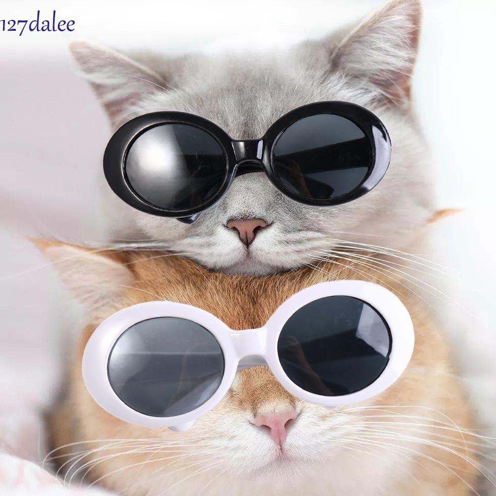 Kính búp bê DALEE, Kính râm thời trang cho thú cưng, Đạo cụ ảnh Khung tròn Mini Cool Dolls Kính mắt 