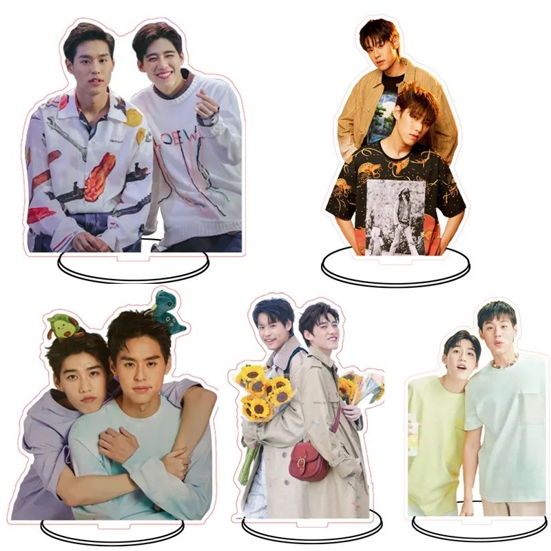Standee BKPP Billkin PP Krit Giải Mã Tình Yêu Anh Bằng Trái Tim Mô Hình Mica Trang Trí Để Bàn Quà Tặ