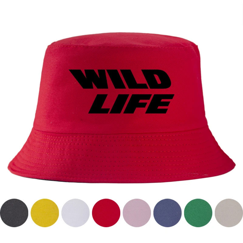 Mũ xô nam nữ Wild Life - 8 màu, phù hợp dạo phố và chống nắng mùa hè