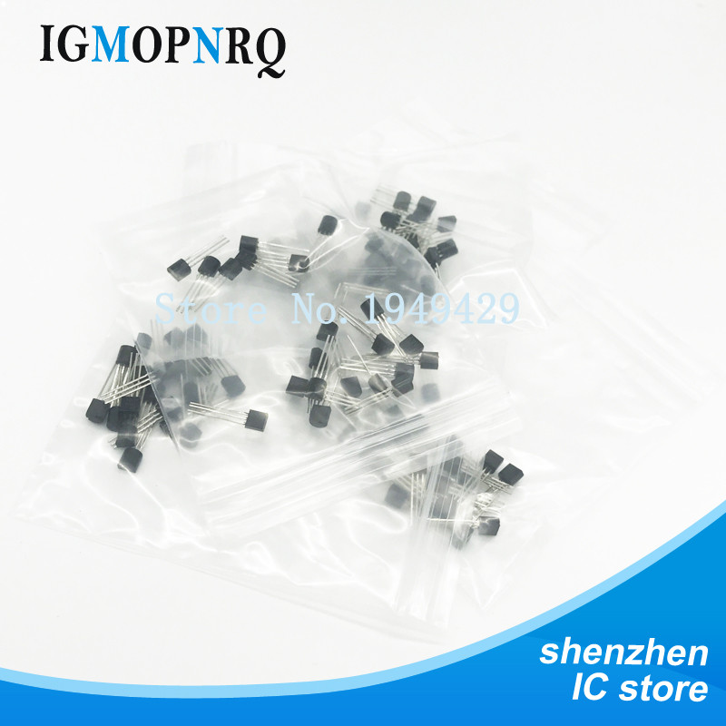 18valuesX10 Cái = 180 Chiếc 2N2222 S9012 S9013 S9014 A1015 C1815 S8050 S8550 TO-92 Bộ Các Loại Trans