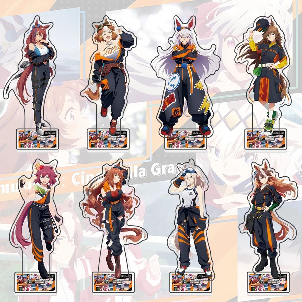 Umamusume Cinderella Gray Acrylic Standee - Racing Theme Collab Figure - Oguri Cap Racing Ver. Stand
