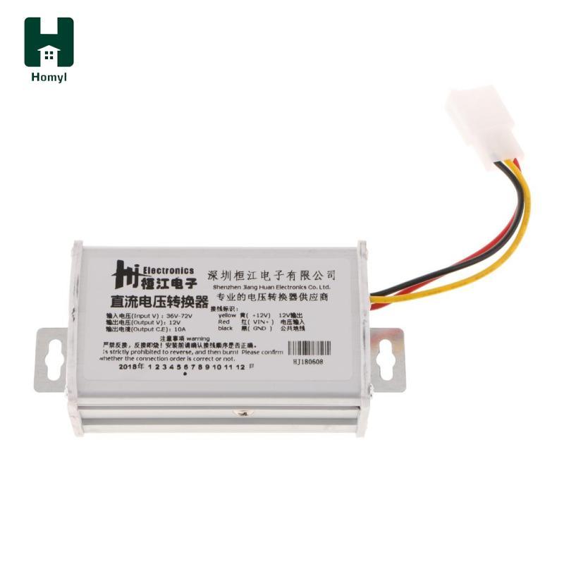 Mô-đun chuyển đổi DC sang DC Buck tự động 36v-72v sang 12V / 10A, Tuổi thọ cao