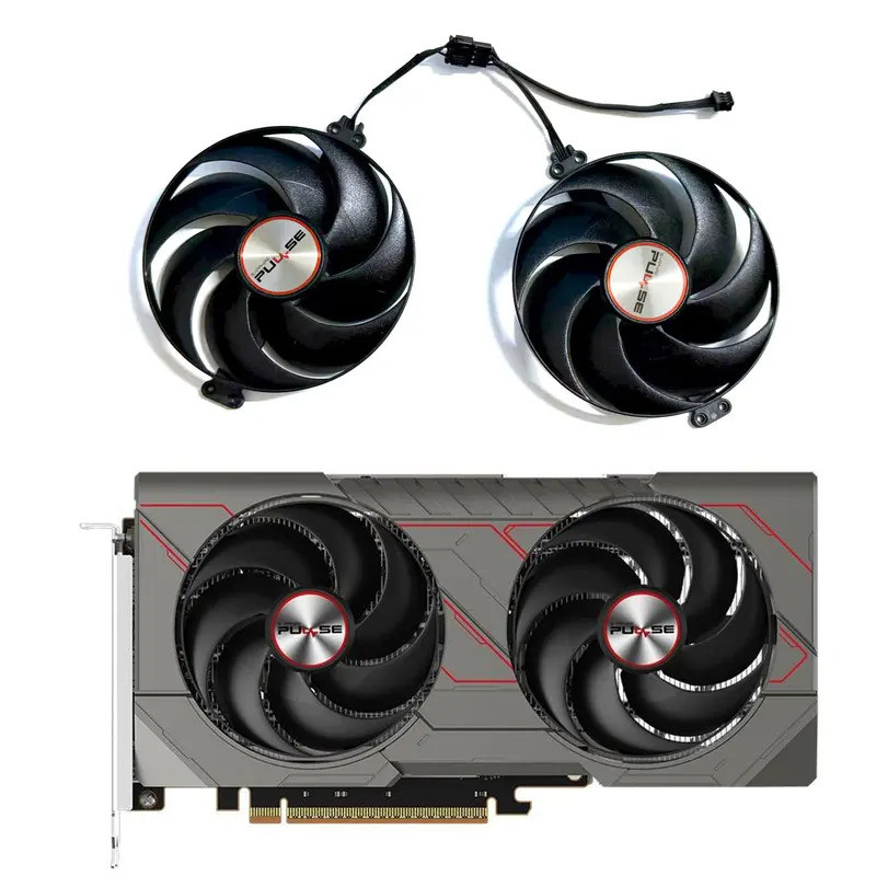 90mm 4PIN CF9015U12S DC 12V 0.55A RX 9060 XT Quạt GPU Cho Sapphire Hợp Kim Kim Loại Pulsation RX 906