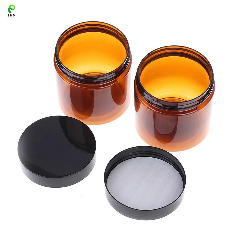 [ikn] Chai kem dưỡng da mặt mỹ phẩm màu nâu hổ phách 200ml Son dưỡng môi Hộp đựng mẫu lọ [TH]