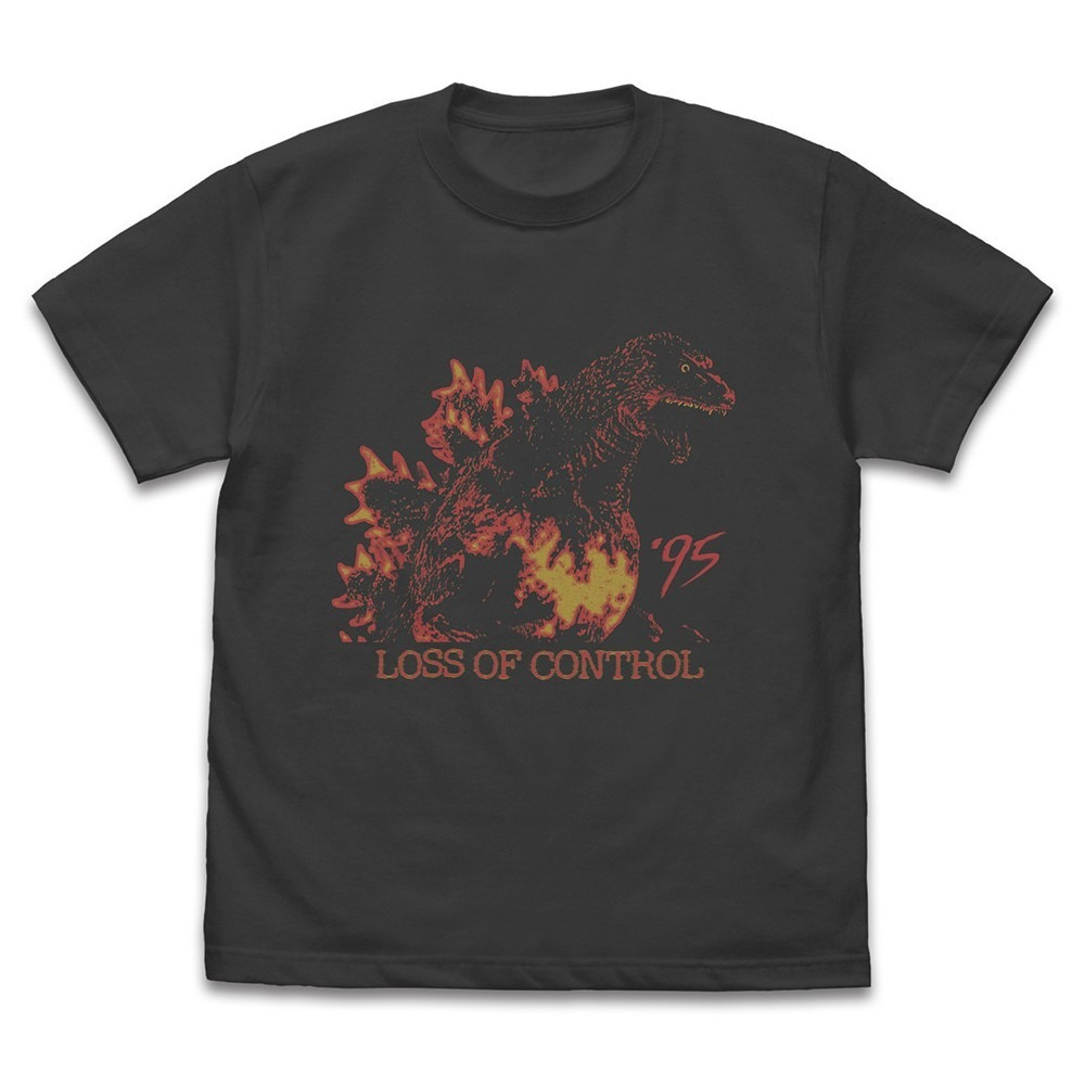 2026 Burning Godzilla Mùa Hè Áo Thun Cổ Tròn Cotton Nguyên Chất In Hình
