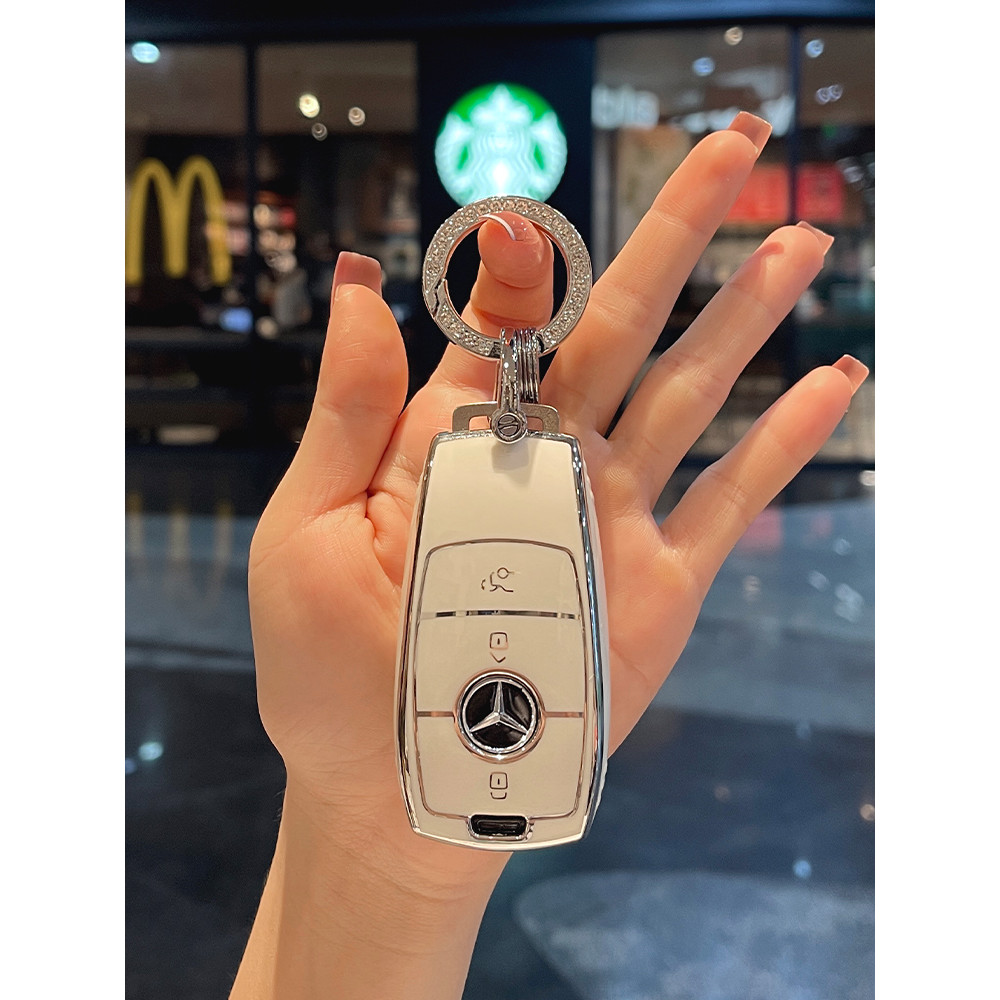 Thích hợp cho Vỏ chìa khóa Mercedes-Benz E300L C260L / A200L / C200L / C260L / GLa200 Khóa vỏ xe
