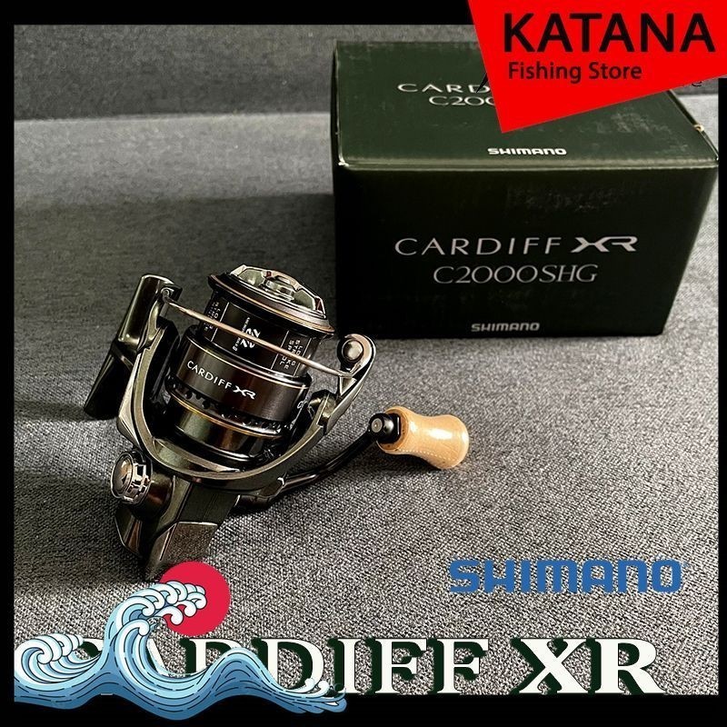 Máy cuộn dây câu kim loại[Katana Fishing] Máy Câu Shimano CARDIFF XR - 2023