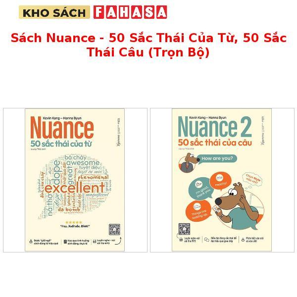 Sách Nuance - 50 Sắc Thái Của Từ, 50 Sắc Thái Câu (Trọn Bộ)