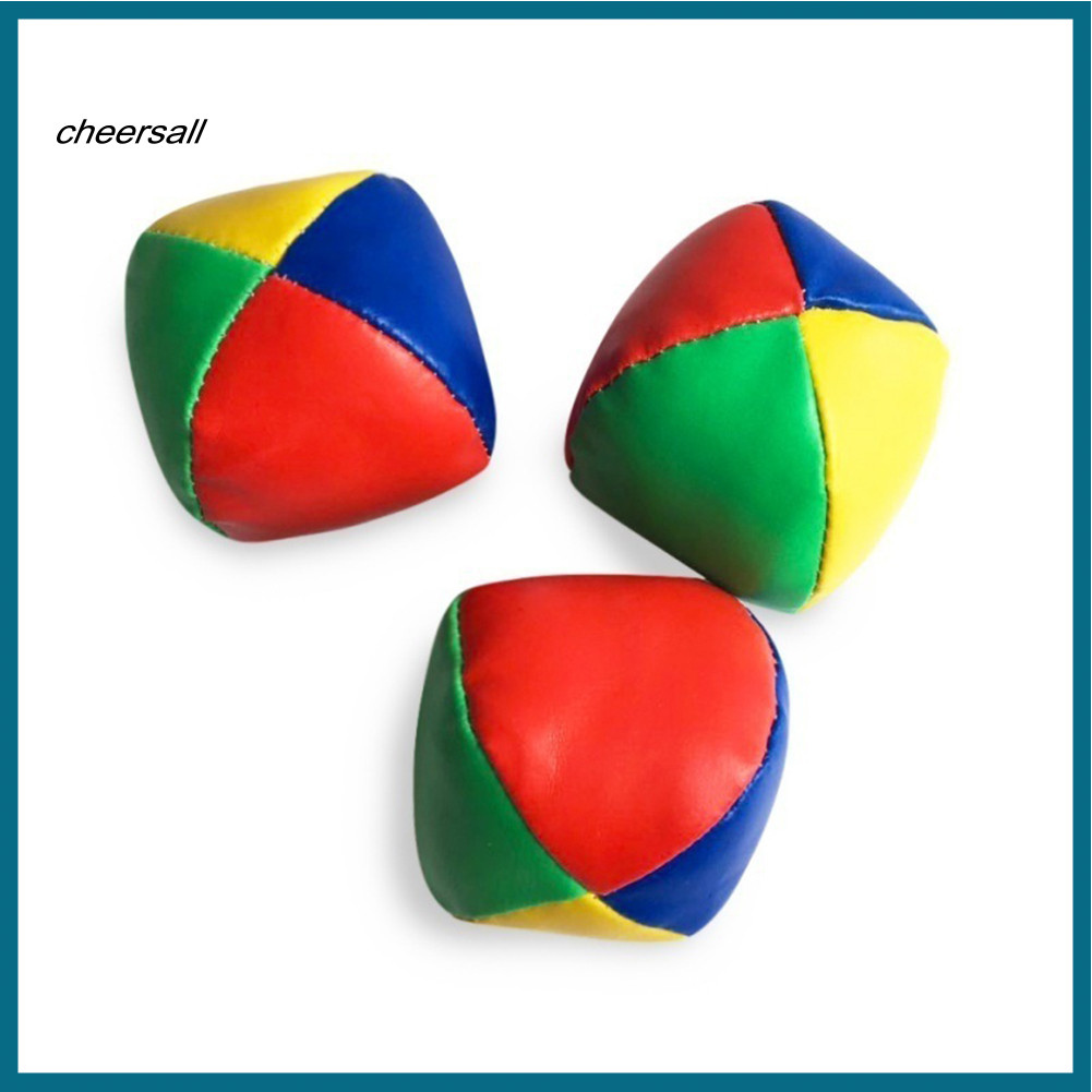 Cổ vũ| 3 Quả Bóng Juggling Cổ Điển Túi Juggle Magic Circus Người Mới Bắt Đầu Đồ Chơi Trẻ Em