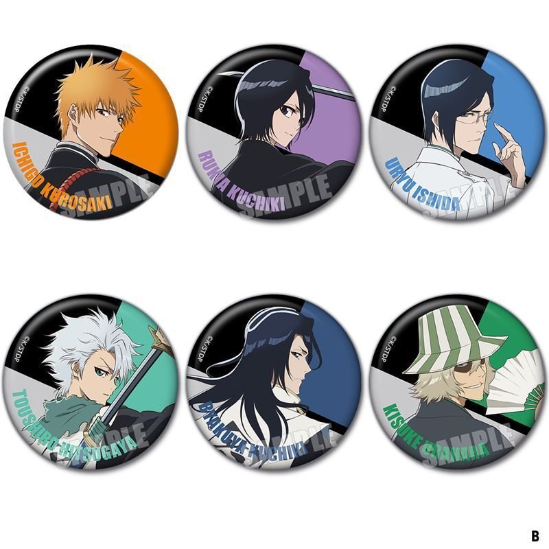 BLEACH BLEACH Thần Chết Chitose Hàng Hóa Anime Shirou Bar Laser Huy Hiệu B Loại UXSE