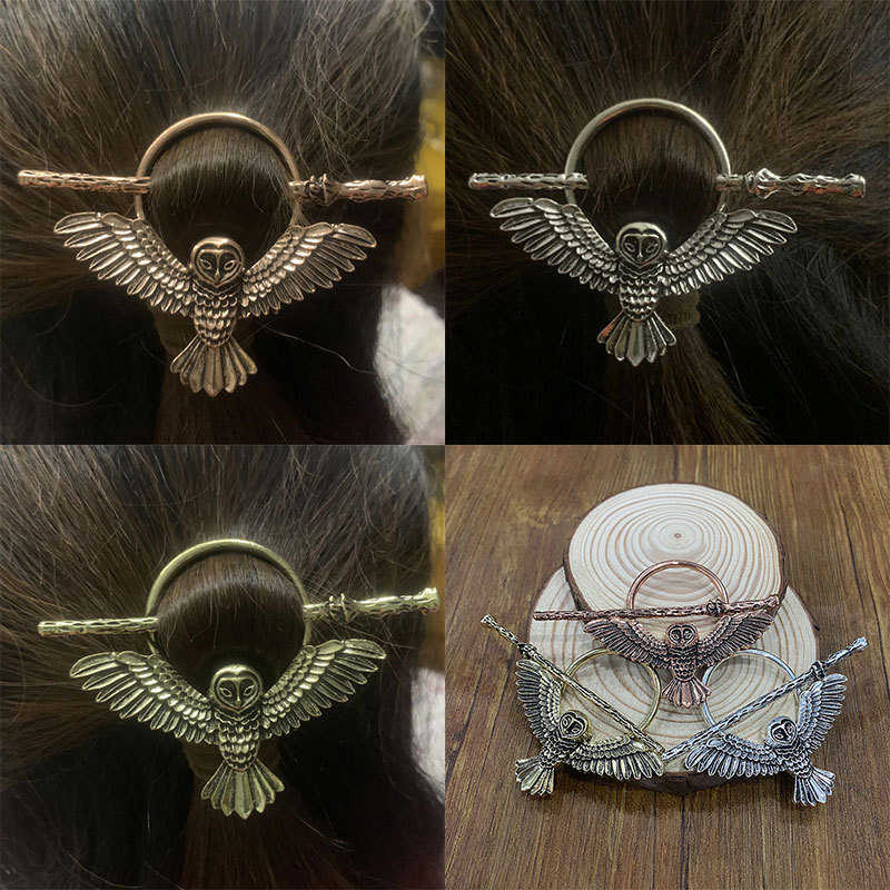 Retro Viking Hair Clip - Phụ kiện tóc thời trang Bắc Âu cho người yêu Ireland style