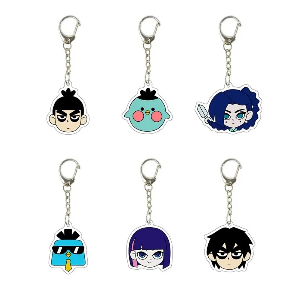 Móc khóa Scissor Seven Thất Kiếm Anh Hùng mica acrylic anime Seven Thirteen Xiao Fei phụ kiện trang 