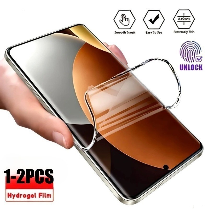 1-2 Chiếc Full Cover Chống Trầy Xước Chống Ánh Sáng Xanh Mềm Hydrogel Cho Oukitel WP200 WP210 WP23 W