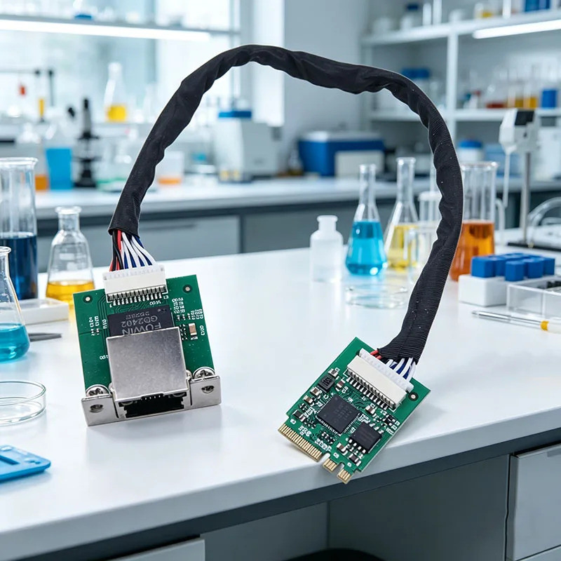 M.2 A + E Key Adapter Ethernet 2.5G Cho I226-V Chip 100Mbps / 1Gbps / 2.5Gbps NGFF 2230 Thẻ Mạng Máy