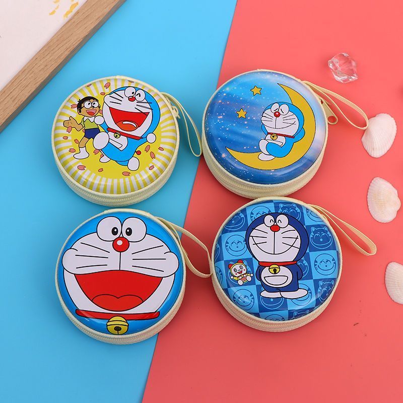 Mini Di Động Ví Đựng Tiền Xu Dễ Thương Sinh Viên Ví Hộp Tinkerbell Mèo Đeo Ngang Túi Đựng Tiền Xu Ví