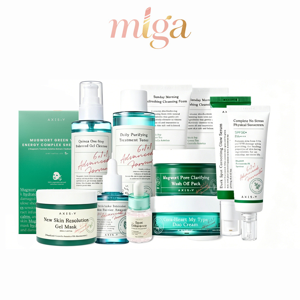 Toner, serum，mask và kem dưỡng dòng sáng da, mờ thâm skin care AXIS-Y DARK SPOT CORRECTING
