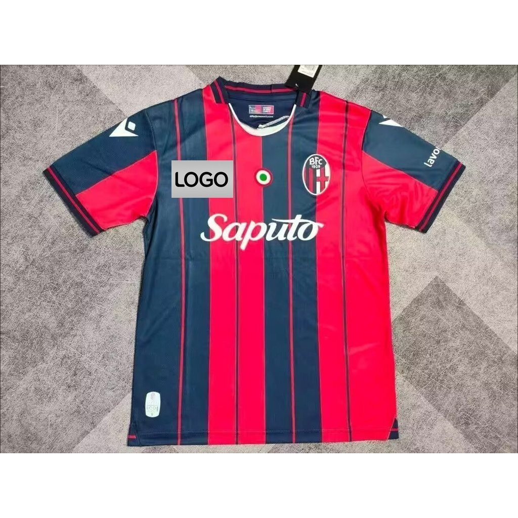 2025-26 Bologna Home Soccer Jersey Fan Phiên bản Tùy chỉnh Tên & Số AAA + Chất lượng cao cấp Thoáng 