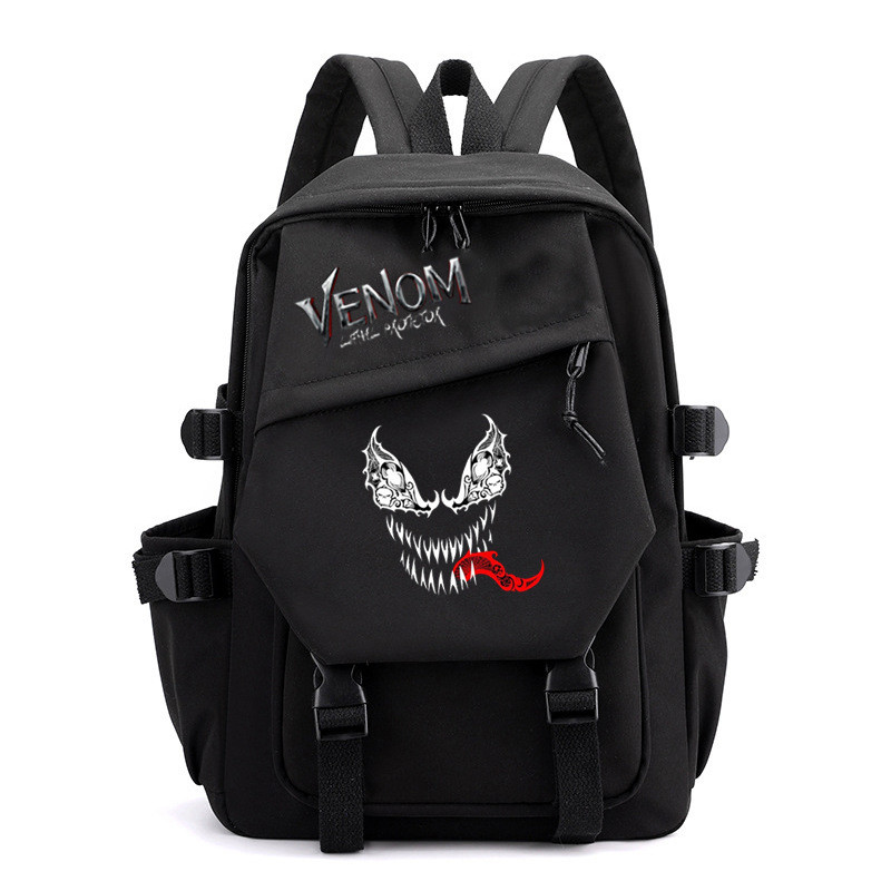 Ba lô học sinh chống anh hùng Venom Marvel Eddie Brock Venom có sức chứa lớn và ba lô anime đa năng