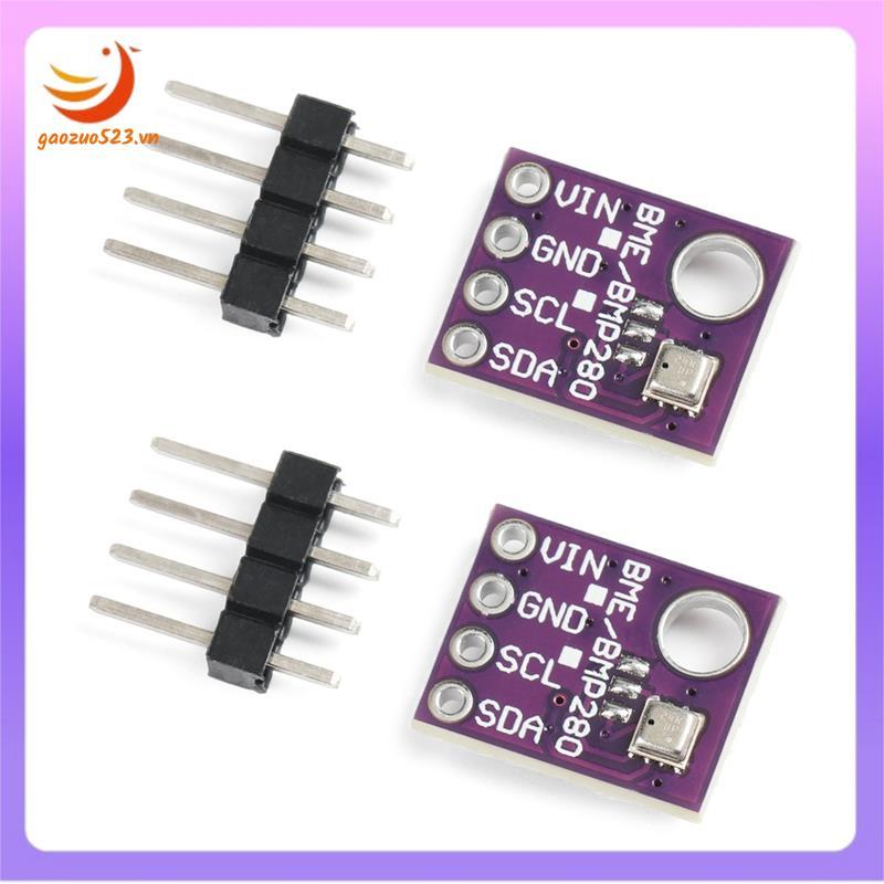[gaozuo523.vn] Mô-đun cảm biến độ ẩm nhiệt độ áp suất khí quyển BME280 5V 2 CÁI SPI Đột phá -BME280