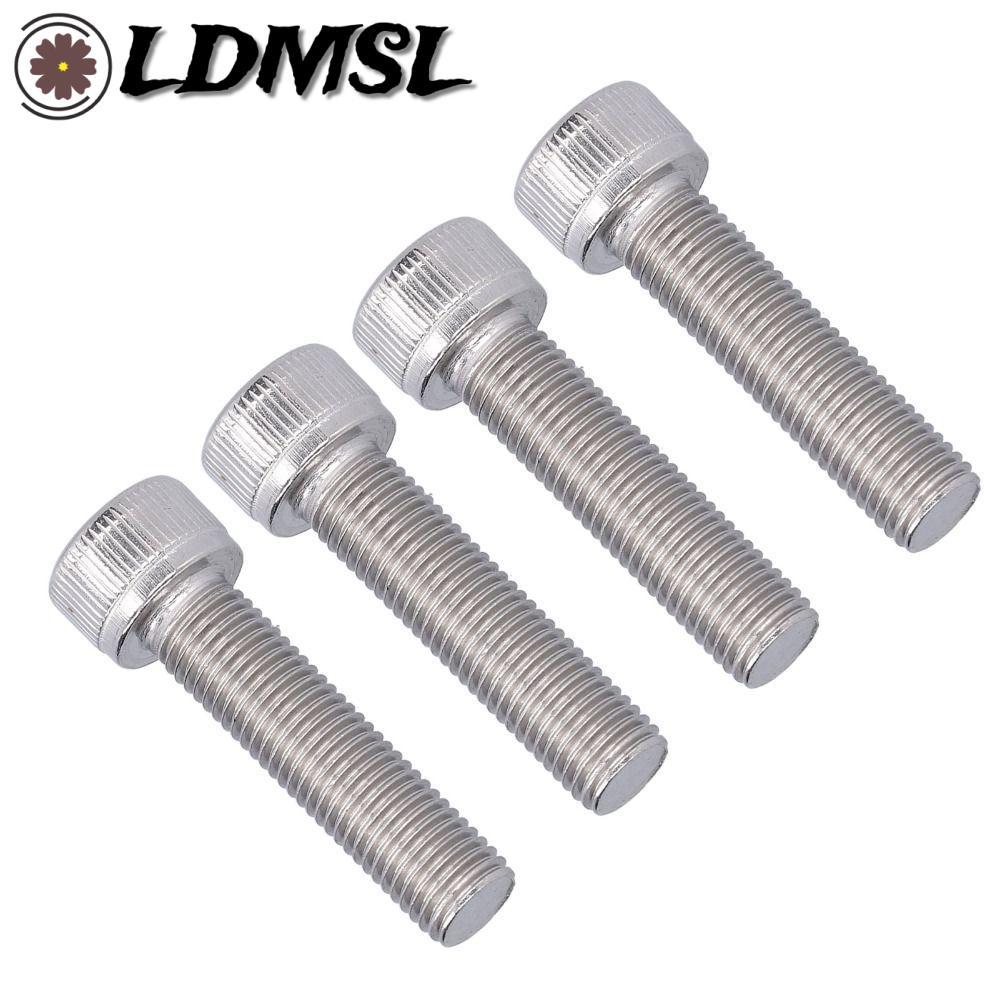 LDMSL 4 Bu lông ổ cắm lục giác, 1.25mm Fine Pitch M10 Kích thước ren Ổ cắm đầu vít, M10 * 20; M10 * 