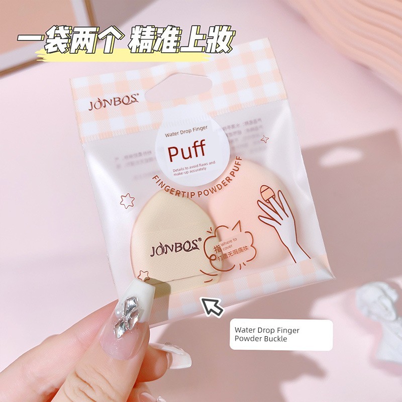 nền minisize mỹ phẩm minisize JONBOS JONBOS Mini Finger Puff Liquid Foundation Cushion Concealer Nov