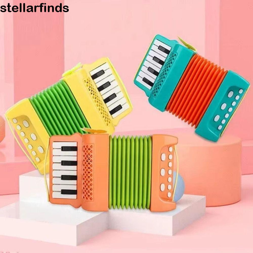 QWDLID Trẻ Em Accordion Toy, Grip Tập Thể Dục Khai Sáng Âm Nhạc Trẻ Em Accordion Nhạc Cụ, Kích Thước